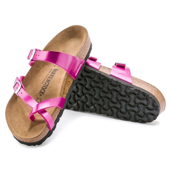 birkenstock mayari metallic pink